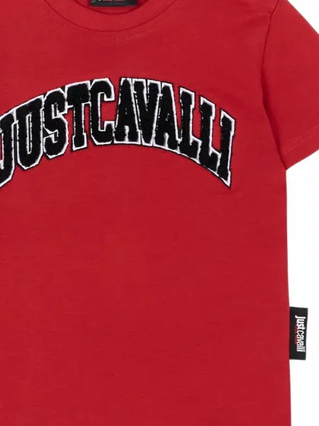 Koszulka dziecięca Just Cavalli czerwona