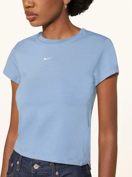 Nike Tričko Sportswear Chill Knit tmavě modrá