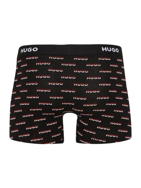 HUGO Boxeri roșu alb negru