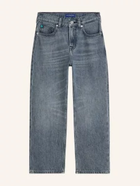 Scotch & Soda Džíny The Daze Wide Leg Fit navy tmavě modré