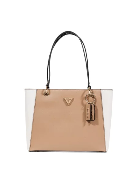 Duża shopperka Guess biała