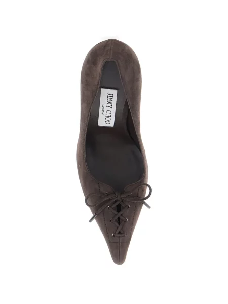 Pantofi cu toc Jimmy Choo maro