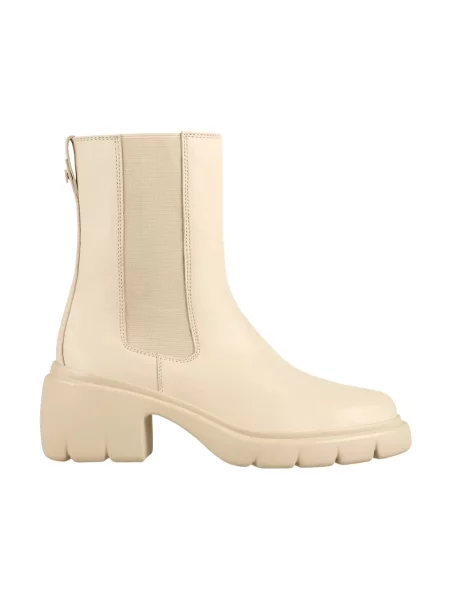 Lniane buty do kostki Högl beżowe