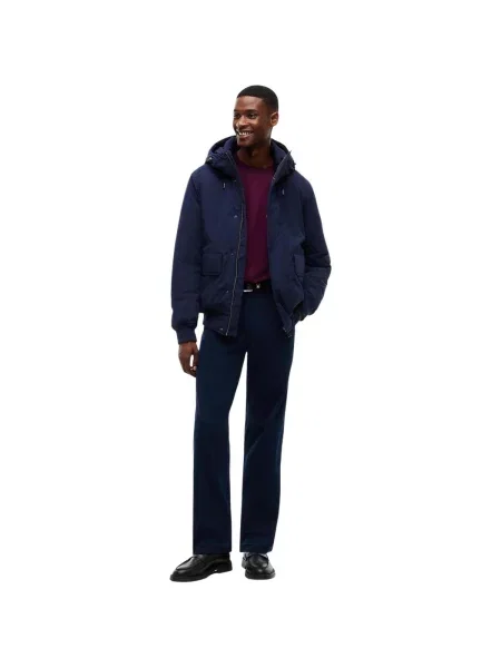 Geacă Tommy Hilfiger albastru