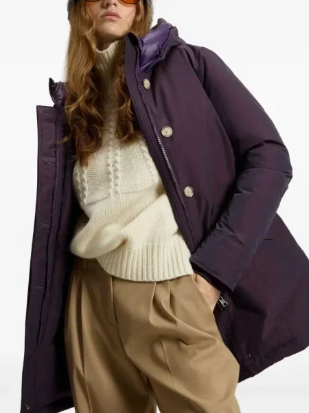 Geacă parka Woolrich violet