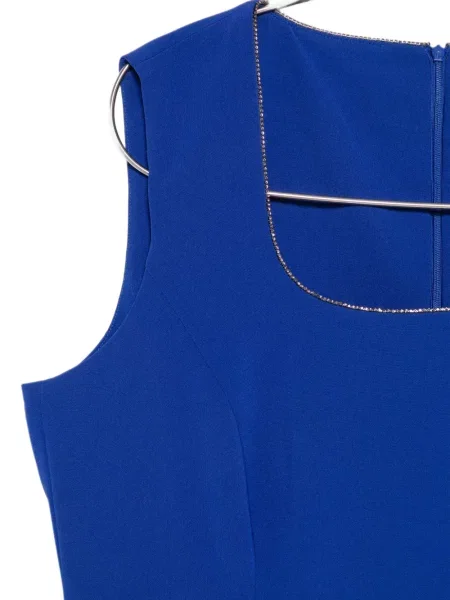 Rochie midi Marina Rinaldi fără mâneci albastru