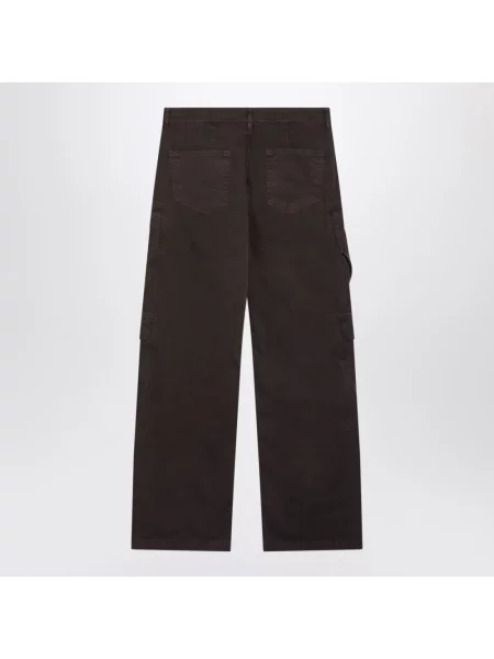 Spodnie cargo Rick Owens brązowe