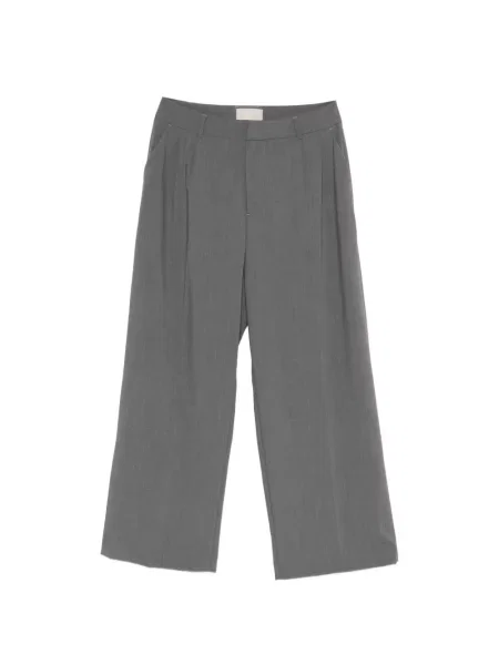 Pantaloni Thestroy plisate gri