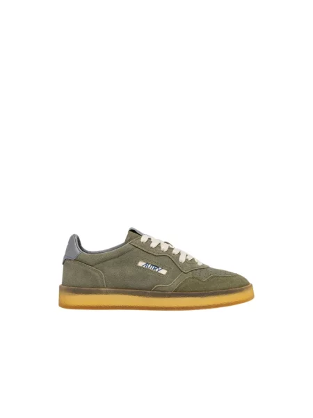 Sneakersy Autry zamszowe zielone