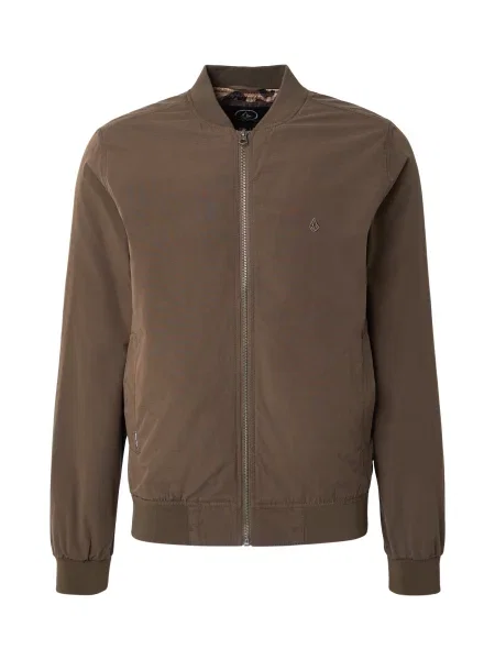 Volcom Prechodná bunda Burnward melírovaná hnedá