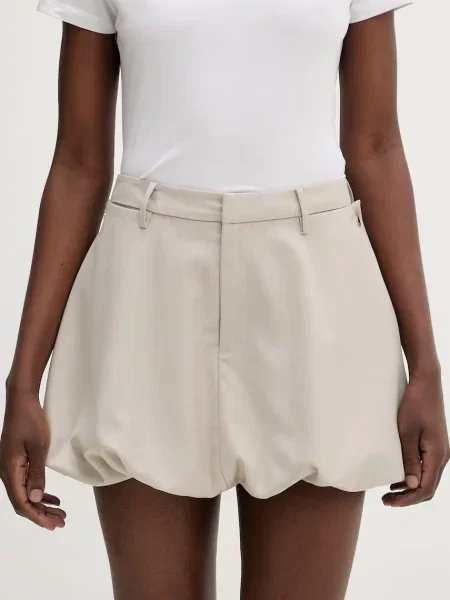 Isabelle Blanche spódnica bombka z wiskozą beżowa