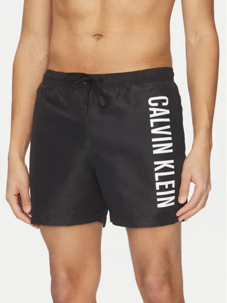 Calvin Klein Swimwear Pantaloni scurți pentru înot negru