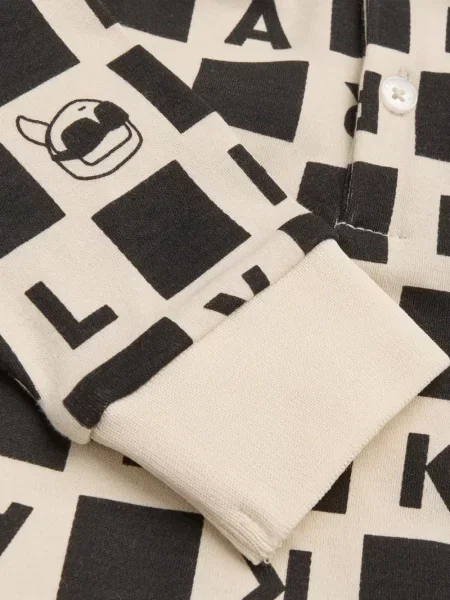 Komplet dresowy dziecięcy Karl Lagerfeld czarny