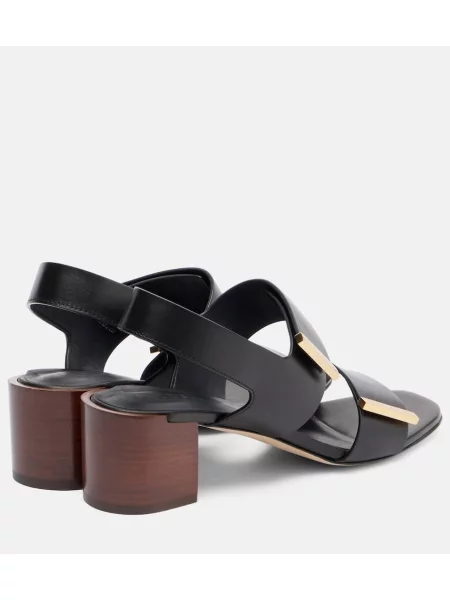 Sandale Tod's din piele negru