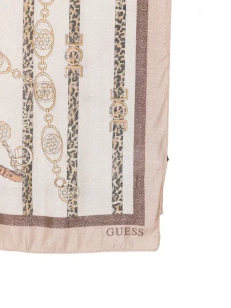 Fular Guess cu imagine cu model leopard