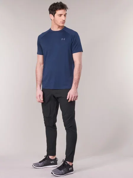 T-shirt Under Armour Tech SS Tee Academy/ Graphite M plava