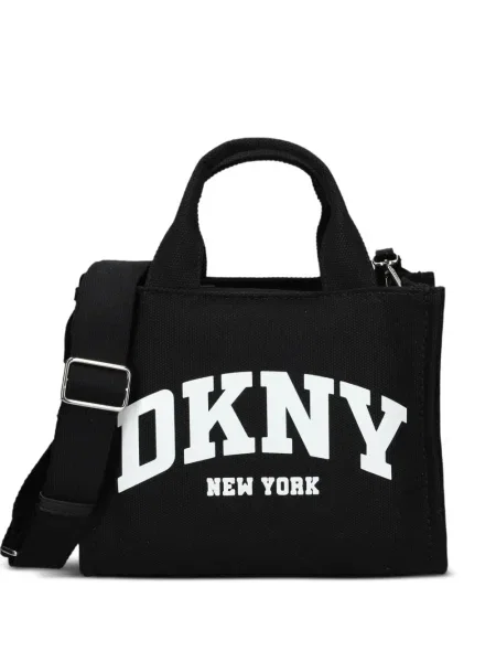 Geantă shopper Dkny cu imagine negru