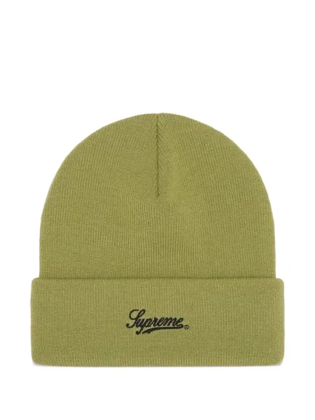 Căciulă Supreme cu broderie verde