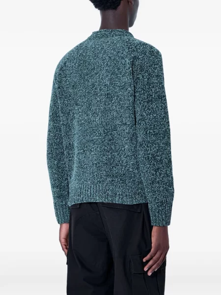 Pulover Stone Island chunky cu strasuri verde