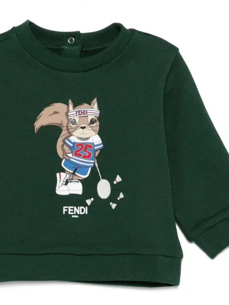 Bluza dziecięca Fendi zielona