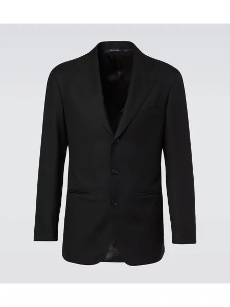 Costum Saman Amel de lână de costum negru
