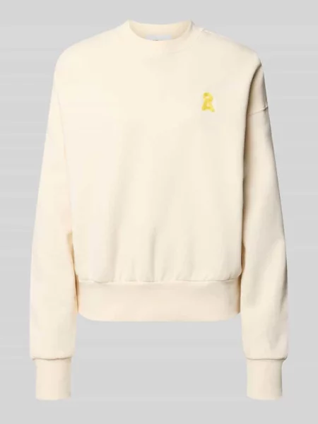 Bluza o kroju oversized z czystej bawełny model ICONIC A ALIZAA' Armedangels beżowa