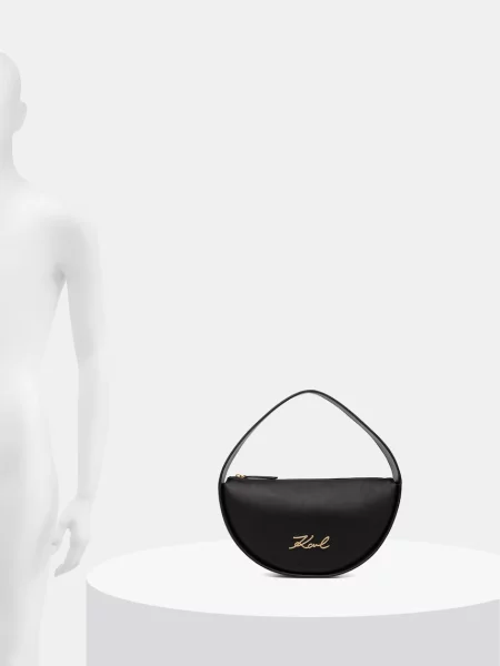 Karl Lagerfeld сумочка рогал шкіряна K/SIGNATURE