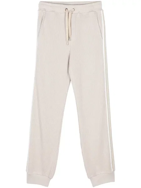 Dzianinowe spodnie dresowe Eleventy prążkowane