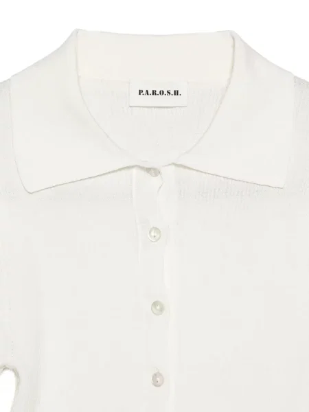 Tricou polo P.a.r.o.s.h. alb