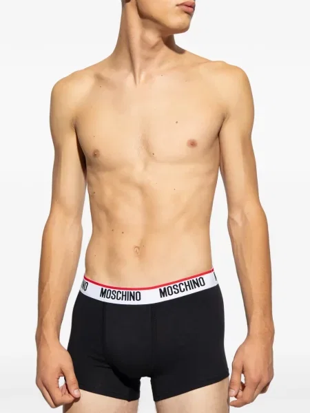 Boxeri Moschino cu autograf negru