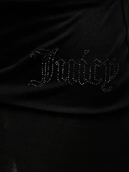 Юбка мини Juicy Couture клеш черная