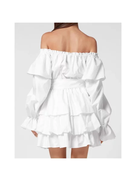 Sukienka mini Philipp Plein biała