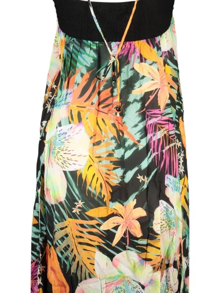 Desigual Rochie de vară Daikiri Cord Colorat negru