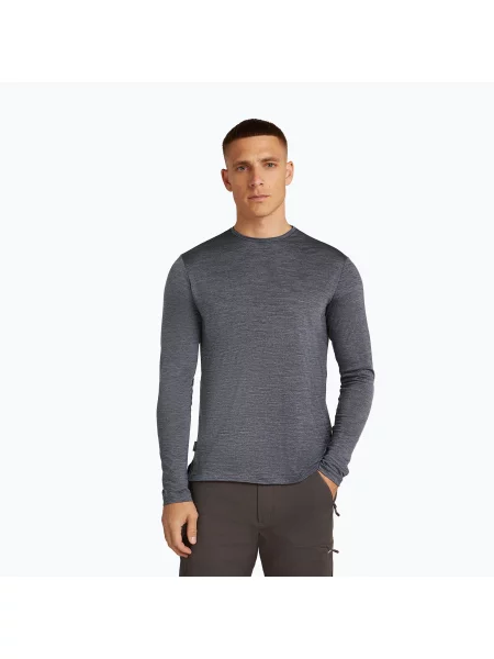 Тениска Icebreaker от мерино вълна сиво