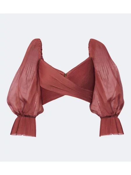 Decupat top Zimmermann roz