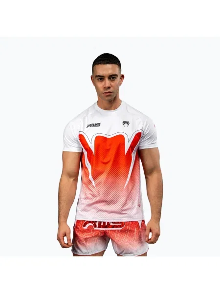 Футболка Venum x RWS Dry-Tech white/red біла