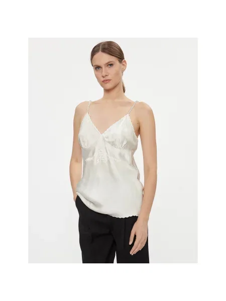 TWINSET Топ Écru Slim Fit