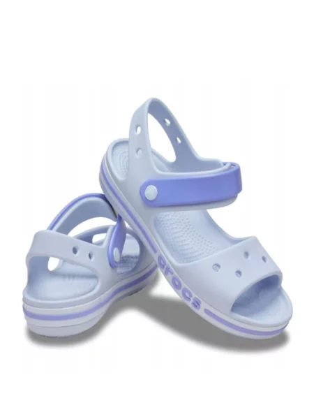 Детские сандалии Crocs голубые