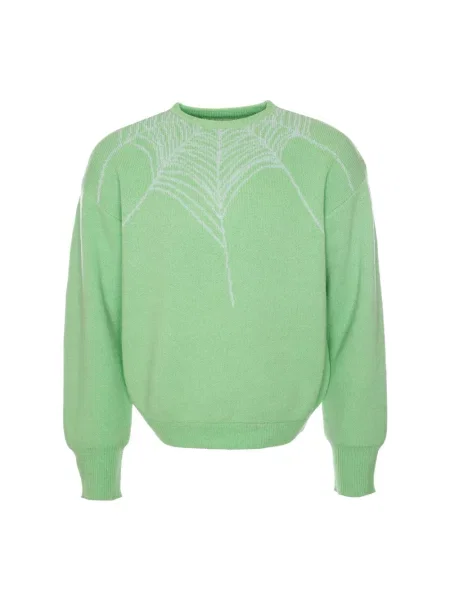 Dzianinowy sweter Stockholm Surfboard Club zielony