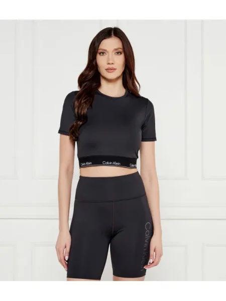 Calvin Klein Performance Bluză | Cropped Fit negru