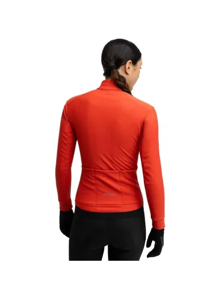 Kurtka rowerowa softshell Kolarstwo Siroko Plange czerwona