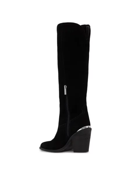 Botine Guess cu broderie negru