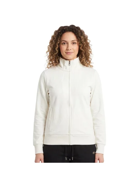 Mikina na zips Leone 1947 biela