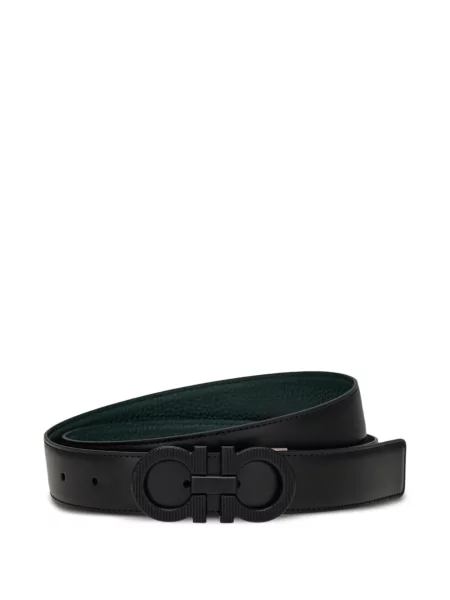 Cu centură reversibil curea Ferragamo negru