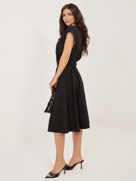 Fustă Italy Moda evazată negru
