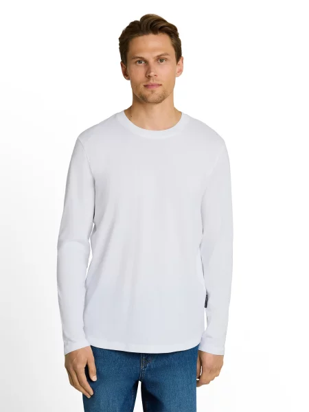 TOM TAILOR DENIM Tričko biela