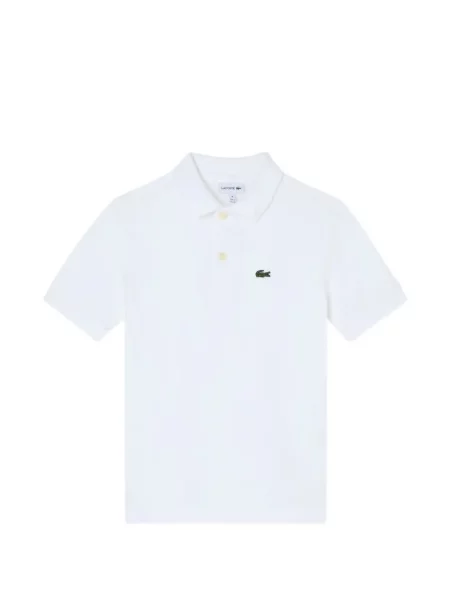 Koszulka polo dziecięca Lacoste biała