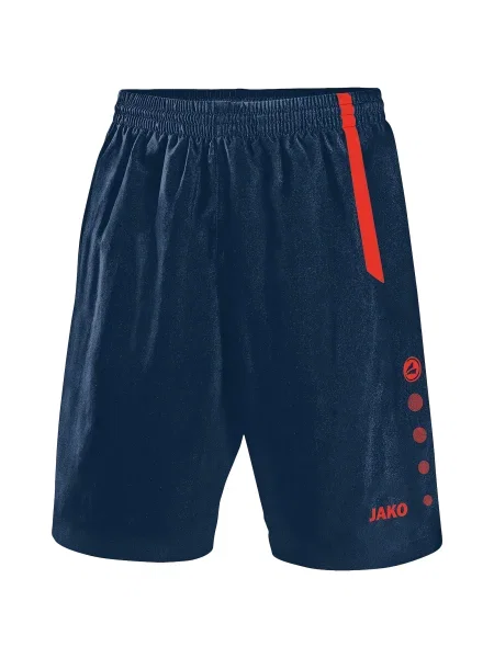 JAKO Športne hlače Turin mornarska / temno oranžna