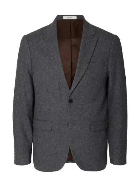 SELECTED Sacou SLHREED / închis gri