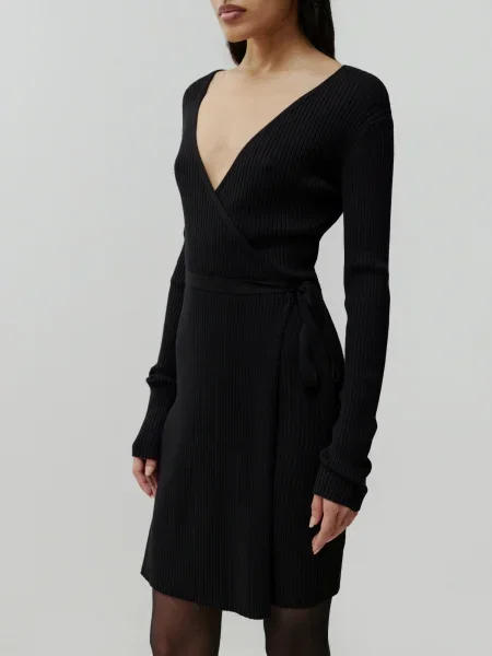 EDITED Rochie tricotat Bryanna' negru
